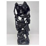 Awesome Old Makonde Ebony Carved Abstract Spirit Sculpture Awesome Old Makonde Ebony Carved Abstract Spirit Sculpture