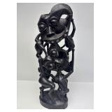 Awesome Old Makonde Ebony Carved Abstract Spirit Sculpture Awesome Old Makonde Ebony Carved Abstract Spirit Sculpture