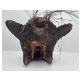 Exceptional Melanesian Overmodeled Boar Skull Exceptional Melanesian Overmodeled Boar Skull