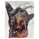 Exceptional Melanesian Overmodeled Boar Skull Exceptional Melanesian Overmodeled Boar Skull