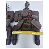 Pair of Early Highly Decorated Namji Ritual Dolls Pair of Early Highly Decorated Namji Ritual Dolls