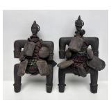 Pair of Early Highly Decorated Namji Ritual Dolls Pair of Early Highly Decorated Namji Ritual Dolls