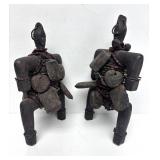 Pair of Early Highly Decorated Namji Ritual Dolls Pair of Early Highly Decorated Namji Ritual Dolls