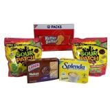 Snack Lot | Nabisco Nutter Butter, Sour Patch Kids , Lance Nekot cookies & Splenda
