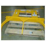Double Steel Drum Grabber Lift, transport and deposit 55-gallon steel drums with your forklift. or Bobcat Double Steel Drum Grabber Lift, transport and deposit 55-gallon steel drums with your forklift. or Bobcat