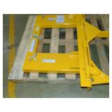 Double Steel Drum Grabber Lift, transport and deposit 55-gallon steel drums with your forklift. or Bobcat Double Steel Drum Grabber Lift, transport and deposit 55-gallon steel drums with your forklift. or Bobcat