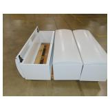 3 Upper Sliding Garage Storage Cabinets 48"x13"x18" 3 Upper Sliding Garage Storage Cabinets 48"x13"x18"