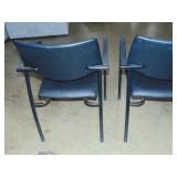 3 Black Dining Chairs 3 Black Dining Chairs