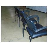 3 Black Dining Chairs 3 Black Dining Chairs
