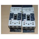 2 Pack SIEMENS HEM3M100 100A 480V 3 POLE CIRCUIT BREAKERS 2 Pack SIEMENS HEM3M100 100A 480V 3 POLE CIRCUIT BREAKERS