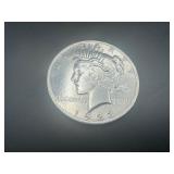 1923 Peace Silver Dollar