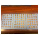 Wheat Penny Set 1909 to 1940 (74 of 89 coins) Many Semi-Key Dates!!  Wholesale Price Guide for G4 $58.00