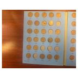 One-A-Year Cent Collection 1909 - 1975 (58 of 66 coins)