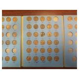 One-A-Year Cent Collection 1909 - 1975 (58 of 66 coins)