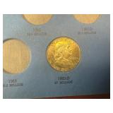 1963-D Silver Franklin Half Dollar in a Whitman book and Coin Collecting Book "Let