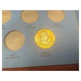 1963-D Silver Franklin Half Dollar in a Whitman book and Coin Collecting Book "Let