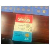 1963-D Silver Franklin Half Dollar in a Whitman book and Coin Collecting Book "Let