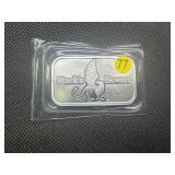 2023 BU Stacks & Bowers 1 Oz. Silver Bar