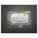 2023 BU Stacks & Bowers 1 Oz. Silver Bar