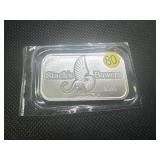 2023 BU Stacks & Bowers 1 Oz. Silver Bar