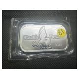 2023 BU Stacks & Bowers 1 Oz. Silver Bar
