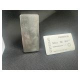 Heraeus Ten Ounce .999+ Silver Bar with COA