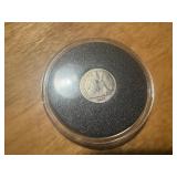 1861 Silver Seated Liberty Half Dime