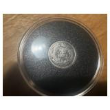 1861 Silver Seated Liberty Half Dime