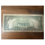 1963 Red Seal $5 Bill