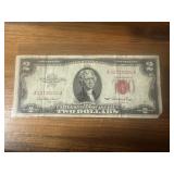 1953 Red Seal $2 Bill