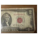 1953 Red Seal $2 Bill