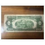 1953 Red Seal $2 Bill