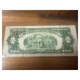 1953 Red Seal $2 Bill