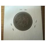 1877 Seated Liberty Quarter