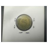 1937 Third Reich Germany 5 Reichspfennig