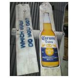 6ft Wooden Corona advertisement Bre...