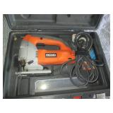 Ridgid jigsaw in hardside case with...