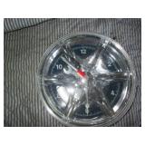 Vehicle rim battery operated clock ...