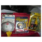 19in plastic toolbox containing a v...