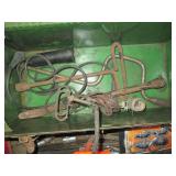 Vintage Green metal 18in toolbox co...