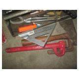 Vintage Green metal 18in toolbox co...