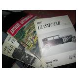 Vintage automotive magazines, catal...