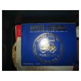 Covered tote containing antique aut...