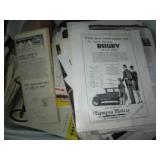 2-totes of vintage catalogs, brochu...