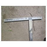 Metal Johnson JTS48 drywall square...