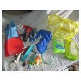 Sturdy rubberized Plastic tote with...