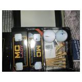 Assortment of golf balls...