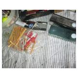 Golf tees, balls and other misc...