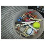 Golf tees, balls and other misc...