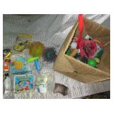 Cube style wicker basket with a var...
